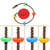 Columpio de cuerda para niños con plataformas y plataforma para juegos infantiles