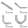 0/45/90/180 Degrees L S Type Aluminum Tube Universal 76mm 3.5inch Cold Air Intake Pipe for Racing Car Turbo High Flow