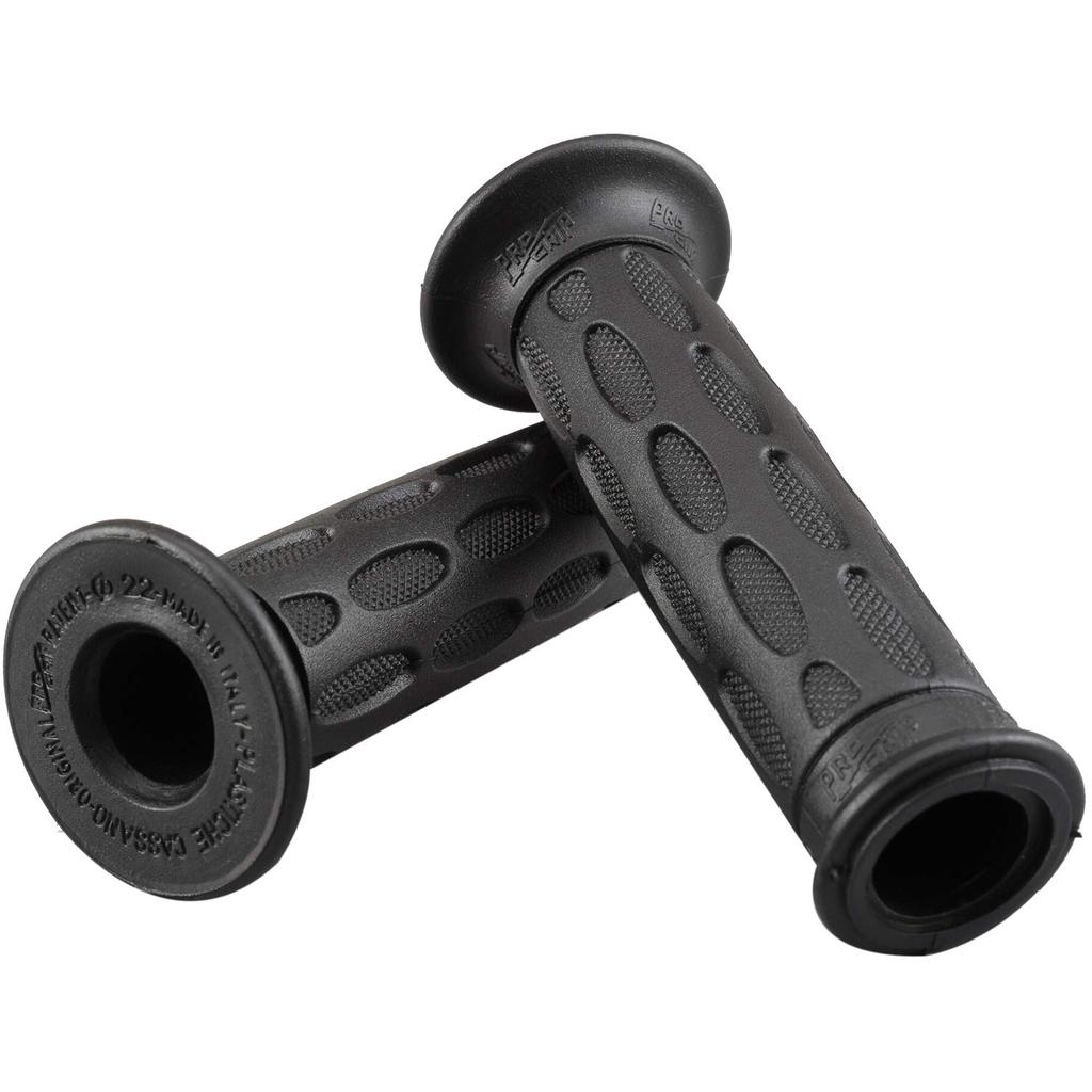 Motocyklové gripy Daytona PROGRIP pro průměr řídítek 125 mm Standardní guma Typ 713 Černé 98033 22,2 Prostupný konec