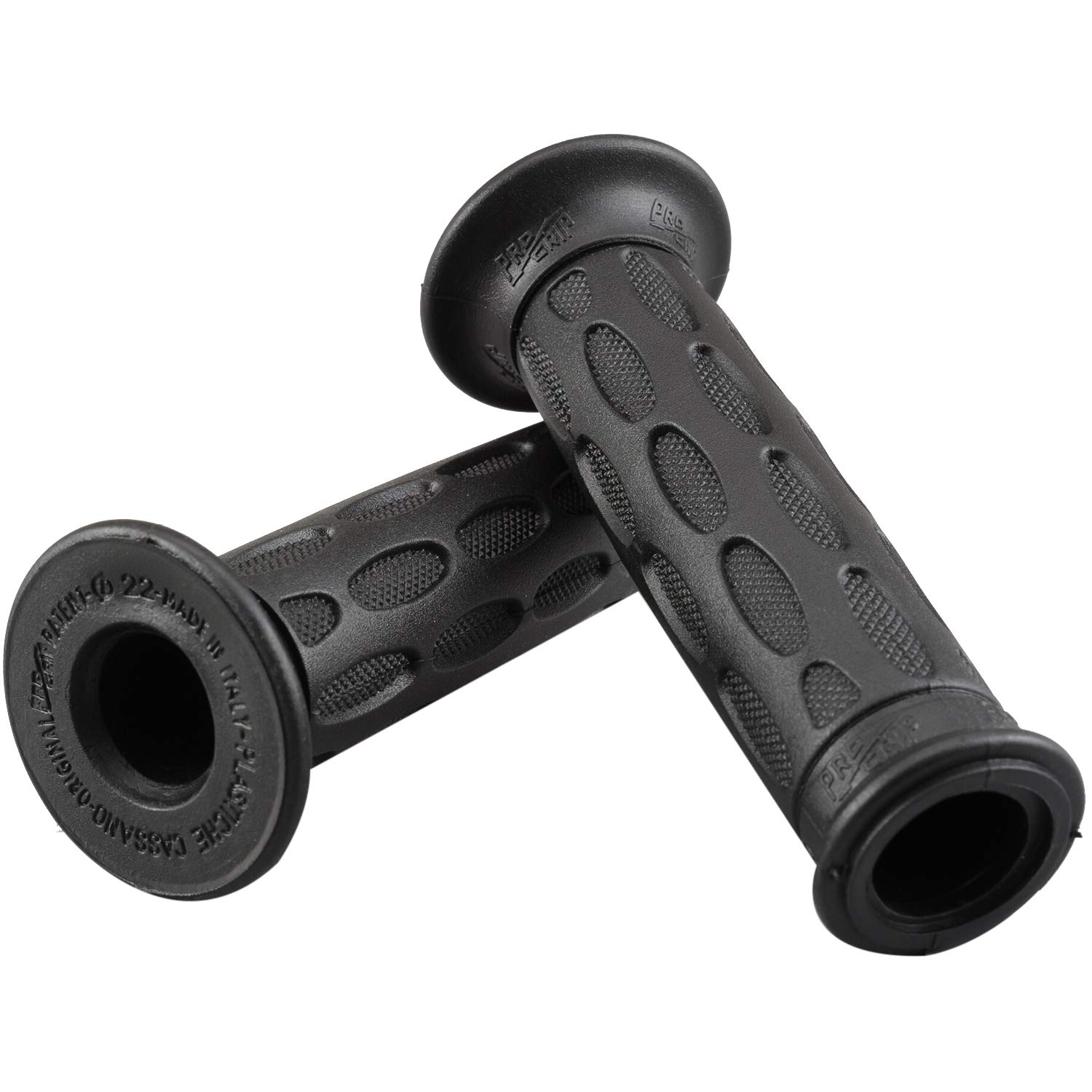 

Daytona PROGRIP Motorcycle Grips for Handlebar Diameter 125mm Standard Rubber 713 Type Black 98033 22.2 End-Penetrated чёрный