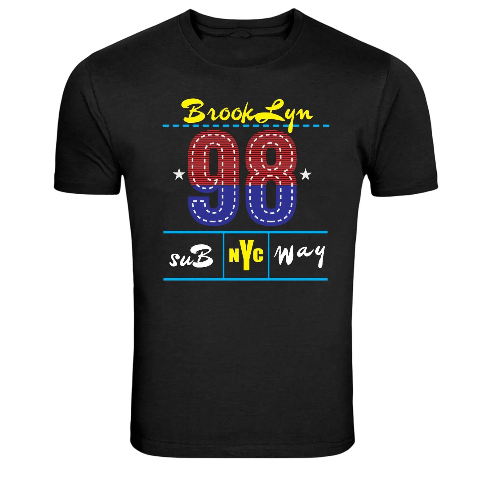 Brooklyn 98 NYC Way Urban Style Graphic T-Shirt 3XL