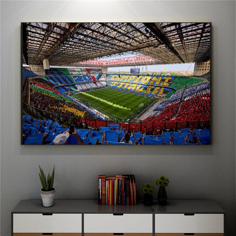 

Football Stadium Scene Tapestry Wall Art Aesthetic Room Decor Sports Flag Wall Hanging For Bedroom Living Room Garage for Fans 74x94cm(29x37in)