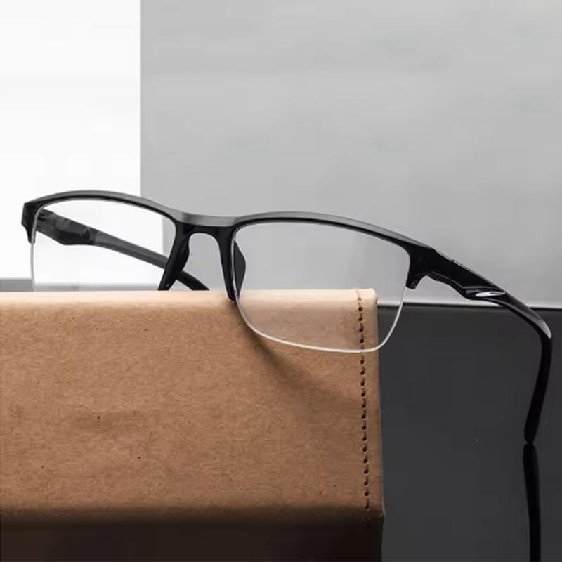 Ultralight Half Frame Reading Glasses For Presbyopia Eyeglasses With Diopters +0.75+1.0+1.25+1.5+1.75+2.0+2.25+2.5+2.75+3.0+4.0