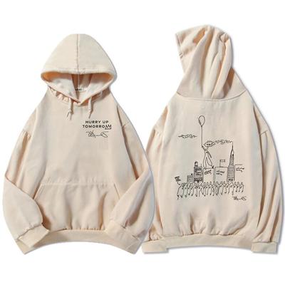 Men Clothes TheWeekend Hurry Up Tomorrow Album Hoodies Unisex Streetwear Sudaderas Hombre Round Neck Pullovers