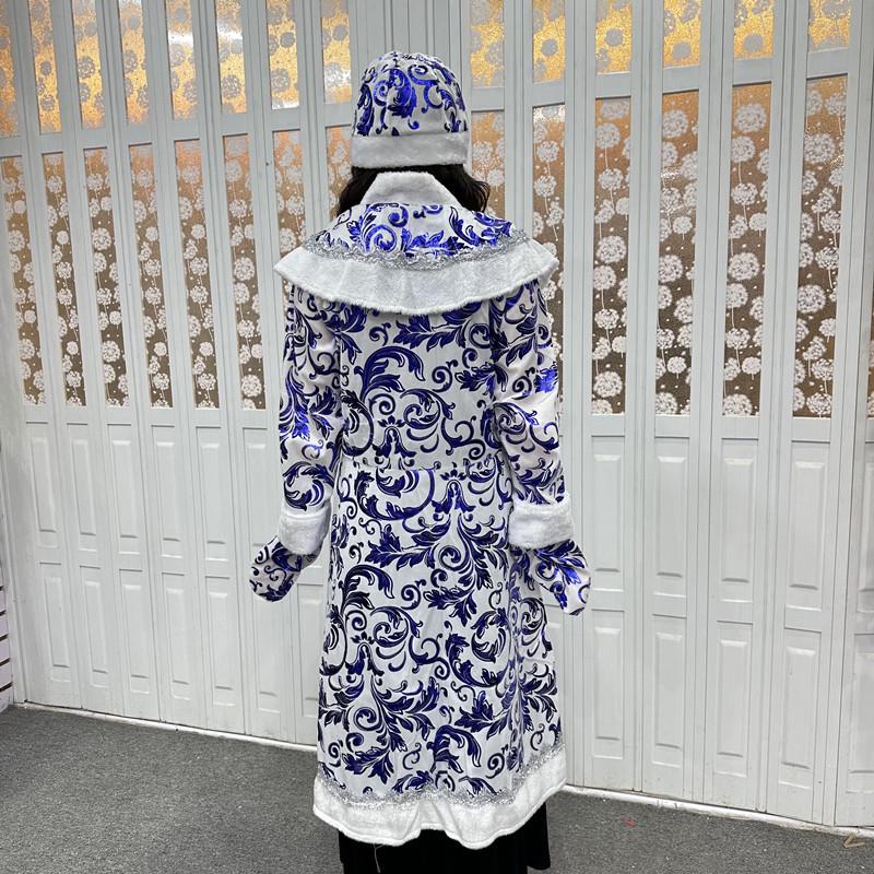 Weihnachtsmannkostüm & Weihnachtsdekorationsset mit Geschenkesocken und Mütze