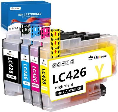 Ink Cartridge - CHOUMICHA - LC426 - Pack of 4 - Compatible Brother - High Yield