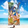 Snow White and the Seven Dwarfs Beach Towel Fun and Whimsical for Summer Swimming Parties Bathing Travel and Vacations