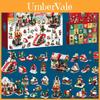 Cross-border Christmas Blind Box Children's Party Gift Unboxing Diy Hand Tearing Countdown Calendar Christmas Toy Material)