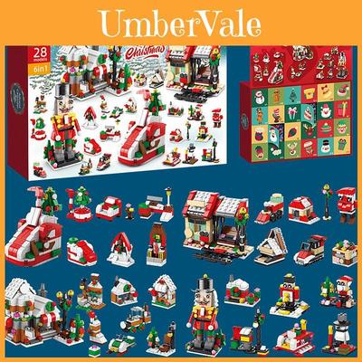 Cross-border Christmas Blind Box Children's Party Gift Unboxing Diy Hand Tearing Countdown Calendar Christmas Toy Material)