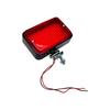 APSMOTIV Lampy Robocze LED Off Road Super Jasne 20 LED 24V ze Wspornikami do Montażu Wpuszczanego do Ciężarówek, Traktorów, ATV Uniwersalne Pasowanie Czerwone Lampy Robocze LED Flood