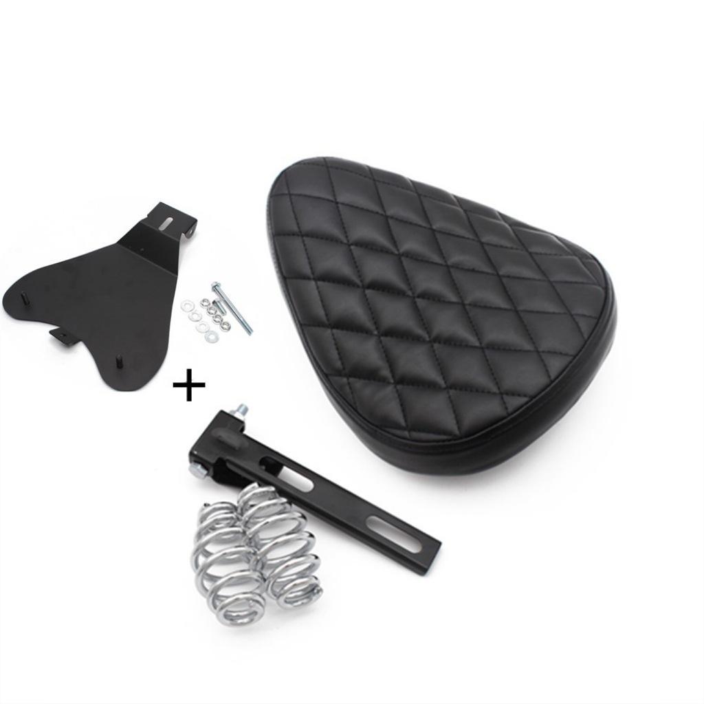 Motorcycle Retro Spring Seat Bag Cushion Assembly Complete Accessories for Harley Cruise Crown Prince Modified Iron Horse 400 алмаз