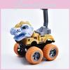 Dinosaur Inertia Excavator Dump Truck Mixer Truck Tank Off Road Vehicle Toy For Toddlers