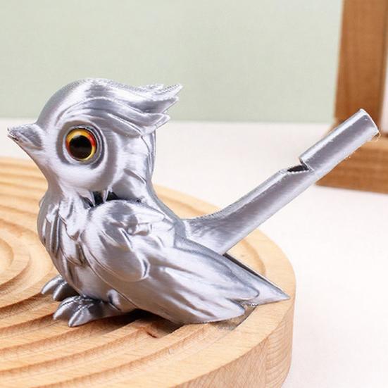 Bird Whistle Portable Bird Call Toy 3D Printed Interactive Whistle with Realistic Bird Sounds for Outdoor Play And Desk Decoration