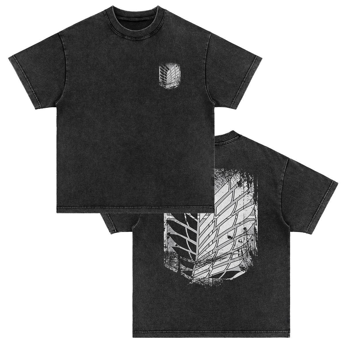 

Shingeki no Kyojin Attack on Titan Anime T-Shirt Tee Undershirt 100% Cotton 4XL