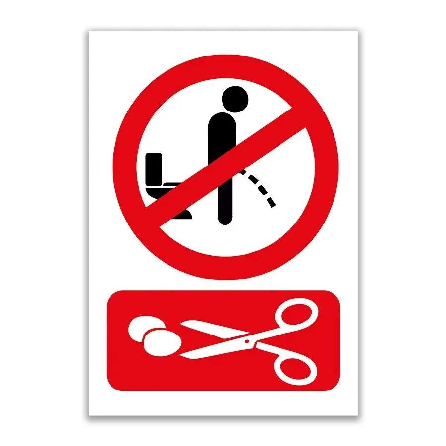 Funny Russian Warning Metal Tin Sign  Angry Hostess (Dog is Normal) Humor Wall Plaque Stickman Kicking Man Poster for Gar