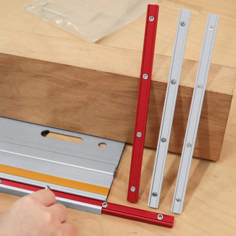 2Pcs Universal Rail Connector Kit For Woodworking Tracks & Miter Slots - Perfect For Router Tables And Table Saw Household Tool