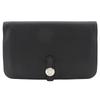 Dogon GM Purse black/SilverHardware Togo Unisex Used