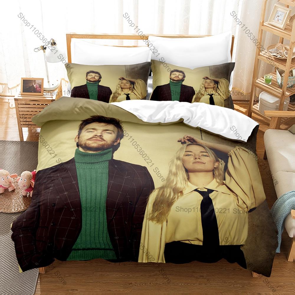 FINNEAS For Cryin Out Loud Album Cover FCOL Lotus HD Print Bedding Set Duvet Cover + 2 Pillowcases Polyester Indie Pop Teen Room