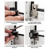 2pcs Window Lock Patio Door Lock For UPVC Sliding Doors Windows Hardware Accessories Easy Installation