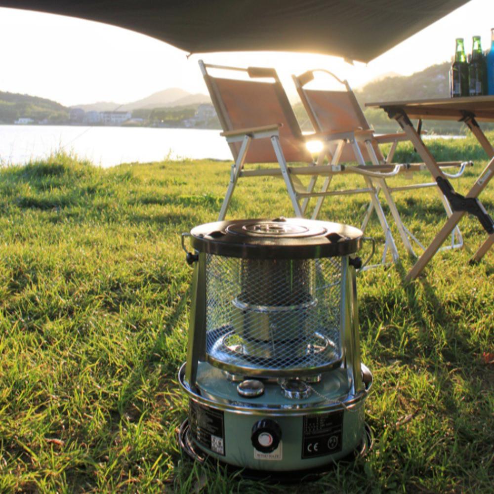 Liftable Kerosene Stove Heater Outdoor Tent Kerosene Stove Multifunctional Hiking Heating Cooking