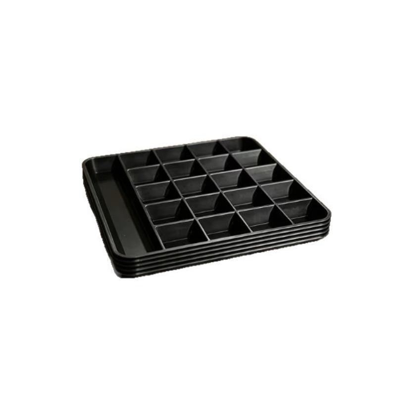 Multi Compartment Plastic Sorting Tray with Slots for Hardware Paint Brushes Electronic Components Home Repair Tool Storage