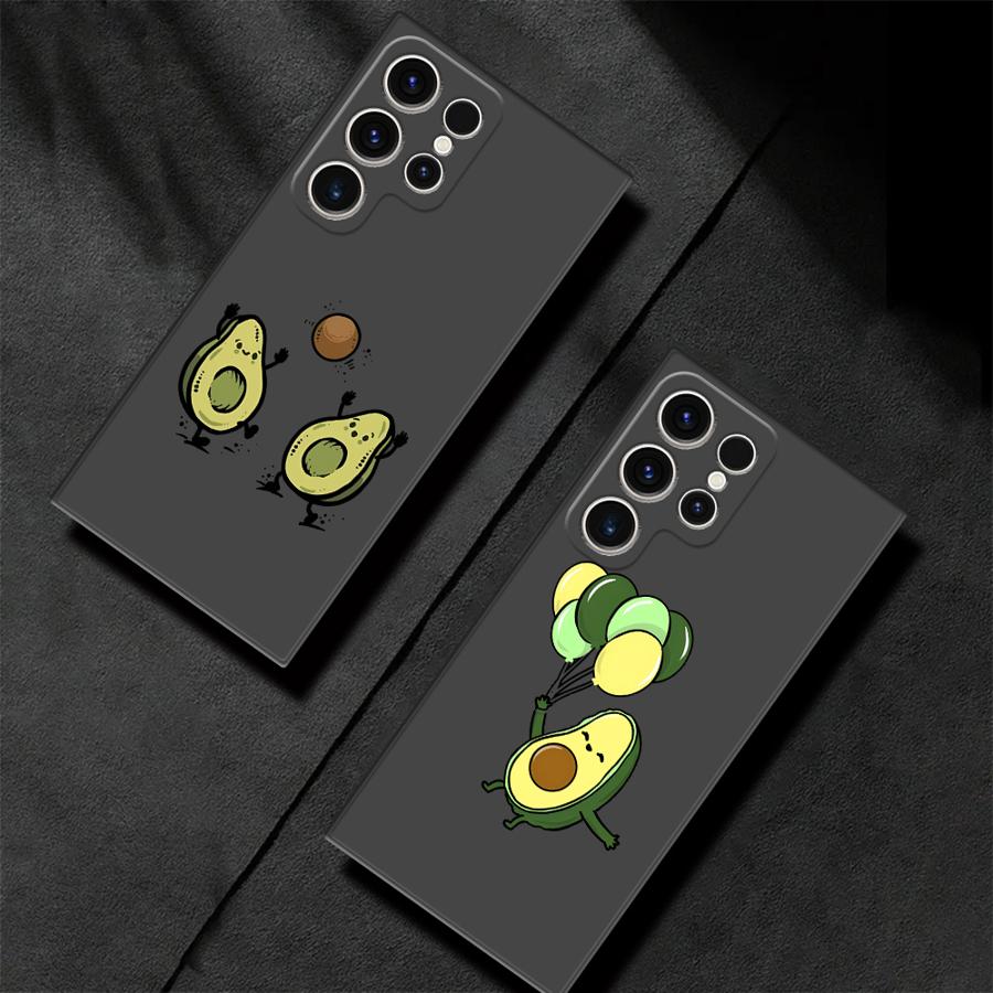 Unique Avocado Phone Case for Samsung Galaxy S25 S24 23 S22 Plus S21 S20 Ultra S20 S24 S23 S21 FE Cover