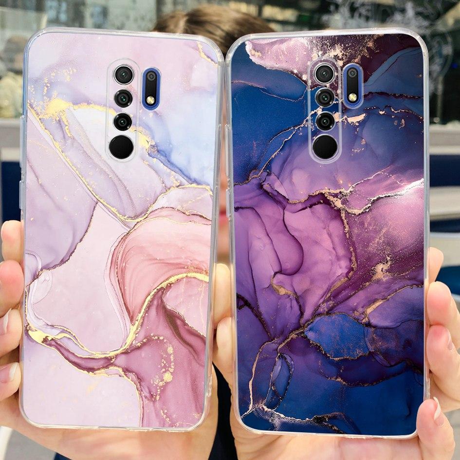 

Для Xiaomi Redmi 9 Prime Чехол Модный Мрамор Мягкий Силиконовый Прозрачный Чехол на Заднюю Панель Телефона Для Xiaomi Redmi 9 Бампер на Redmi9 Capa For Redmi 9