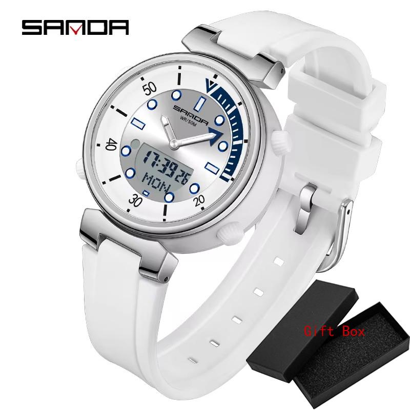SANDA Top Luxury Fashion Sport Men's Watches Waterproof Quartz Watch Casual Wristwatch for Male Clock Relogio Masculino 3122
