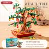 Cherry Bonsai Succulent Mini Building Blocks Set for Home Decor Halloween Thanksgiving Christmas Gift Money tree