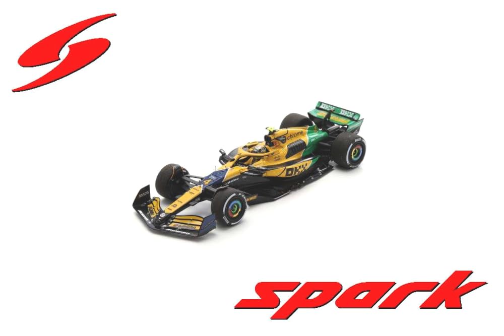 Spark McLaren F1 Team MCL38 2024 F1 Monaco GP 4th Place Norris Finished Product 1/43 #4 L.