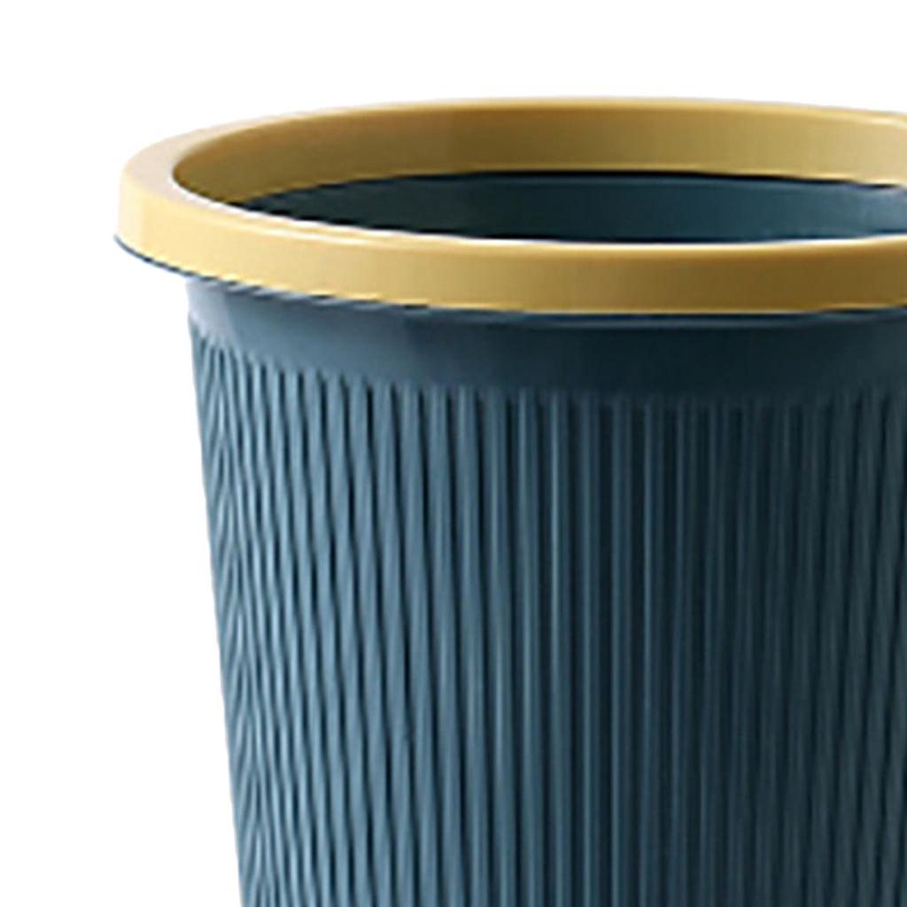 Trash Bin Plastic Exquisite Modern Garbage Container Can for Bathroom Kitchen Living Room Small