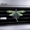 Mirror Hanging Decorative Ornamrent Dragonfly Car Vent Clips, Metal Air Outlet Clip, Unique Vehicle Interior Styling Conditioning Clips for