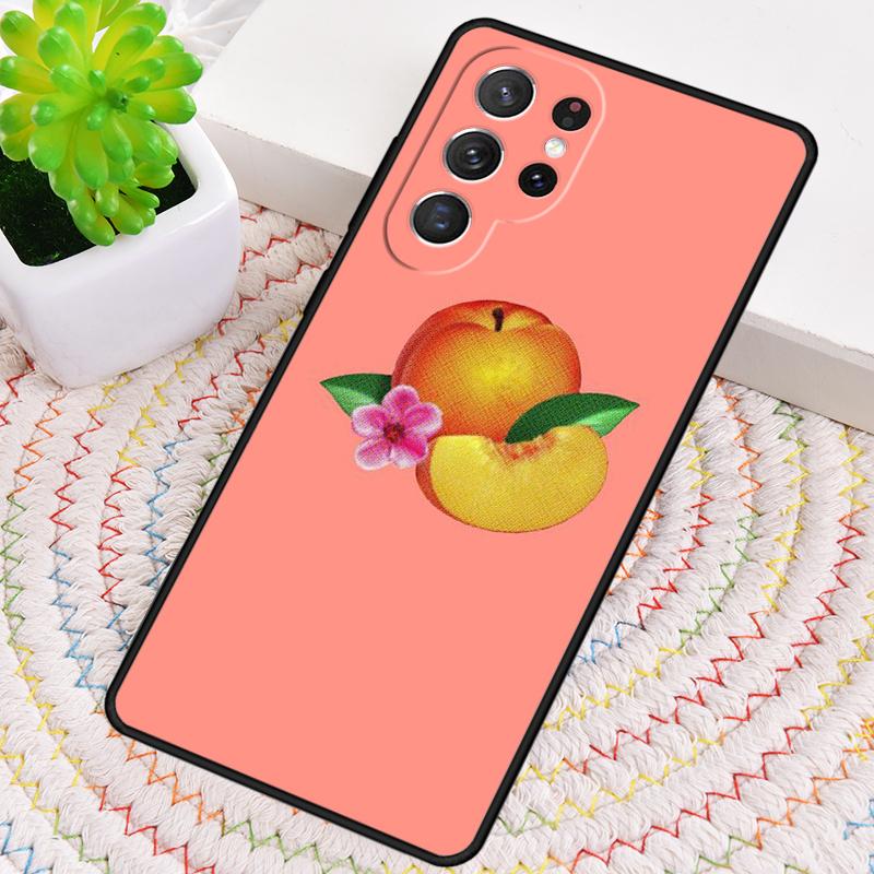 Coque de téléphone Motif Pêches Roses Peachy Pour Samsung Galaxy note 10 pro S26 S25 S24 S23 S22 Ultra Plus S21 FE S20 Housse antichoc