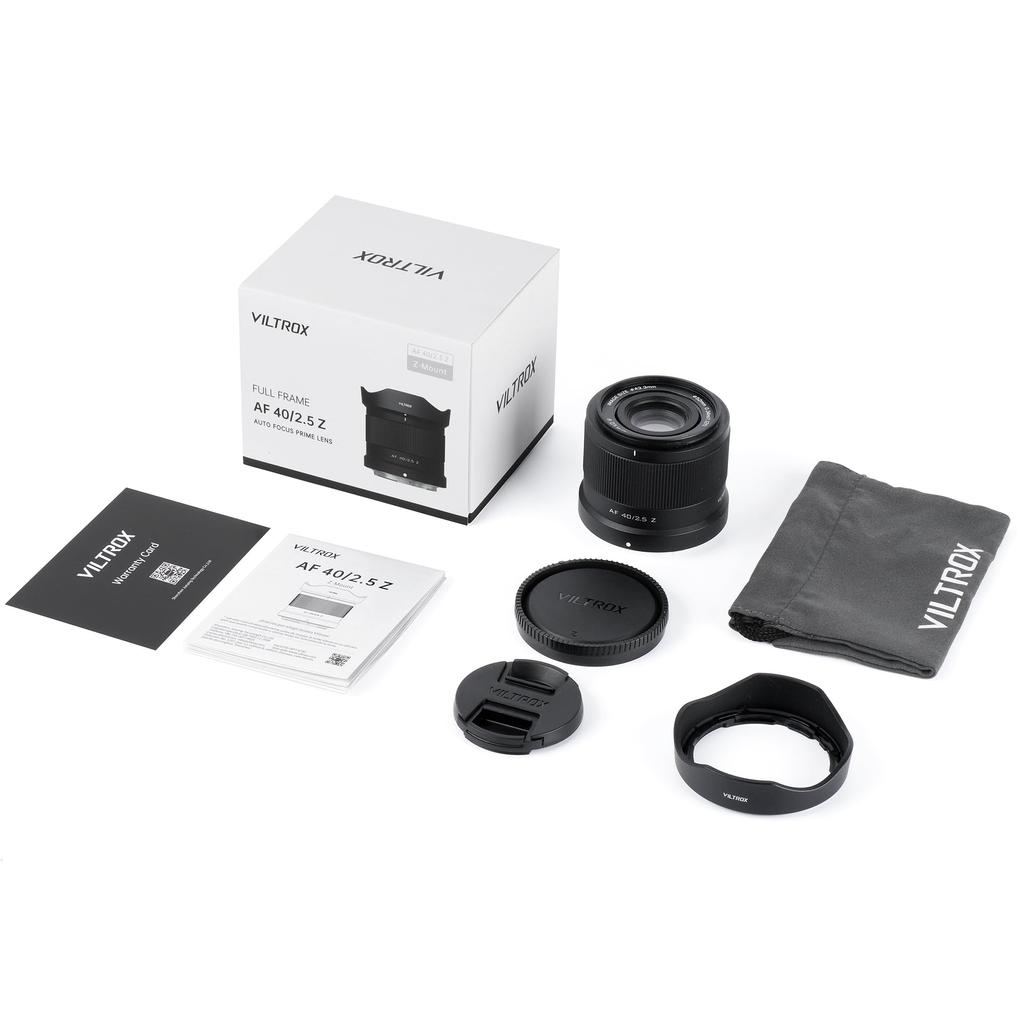 VILTROX AF 40 mm Z Mount Objektiv Nikon 40 mm Z Full Frame Objektiv Z Mount pro fotoaparát Nikon Zf Z7II Z6II Z8 Z9 Z5 Z30 Z50 F2,5 f/2,5