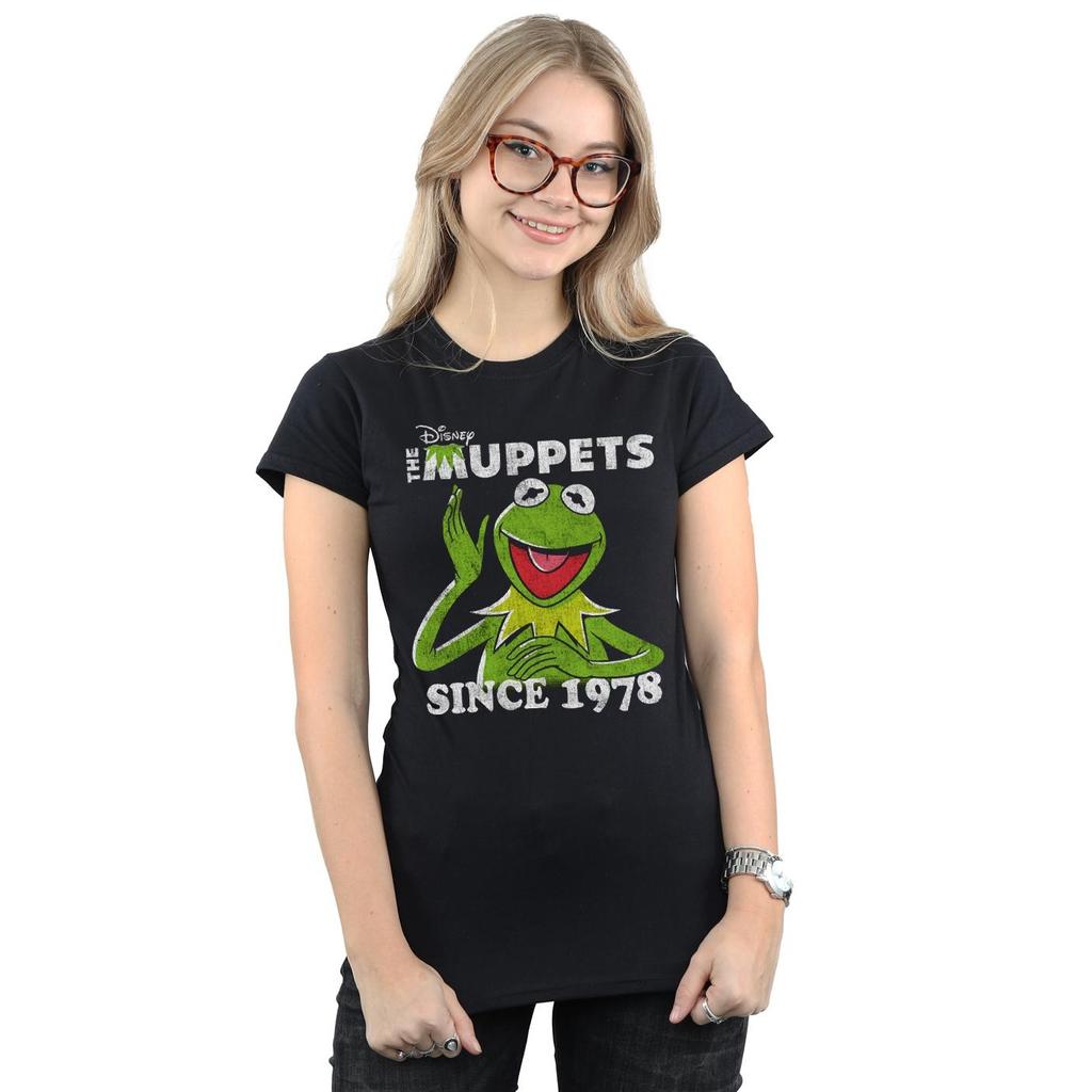 Disney Womens/Ladies The Muppets Kermit Since 1978 Cotton T-Shirt