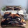 Cute Pug and Ant Bedding Set Bedding Duvet Cover Set Duvet Cover Pillowcases (1 * Duvet Cover 2 * Pillowcases, without duvet insert)