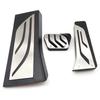 Anti-Slip Car Pedals for BMW X5 (2019-2020): Accelerator, Brake, and Rest Area Decor.