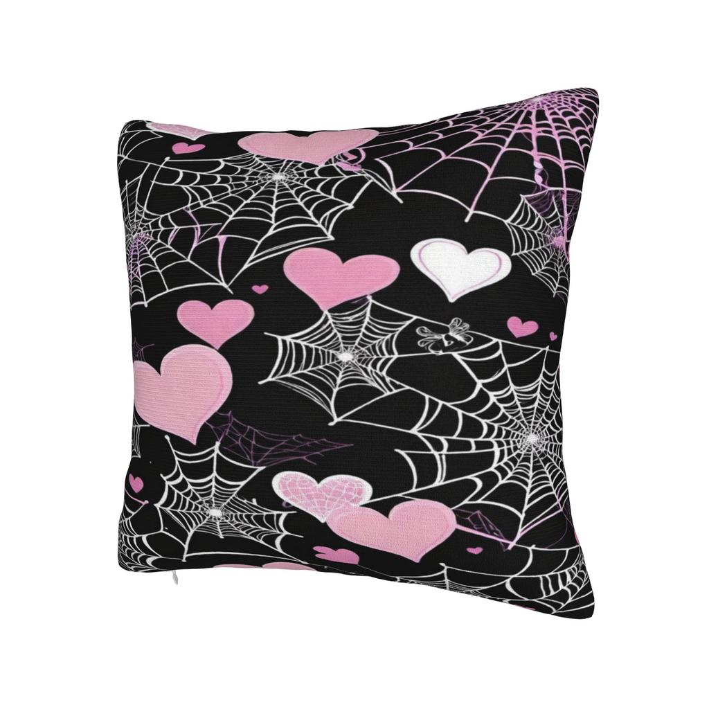 Pastel Goth Halloween Pillowcases Retro Trendy Pillow Case For Living Room Chair Square Pillow Cover