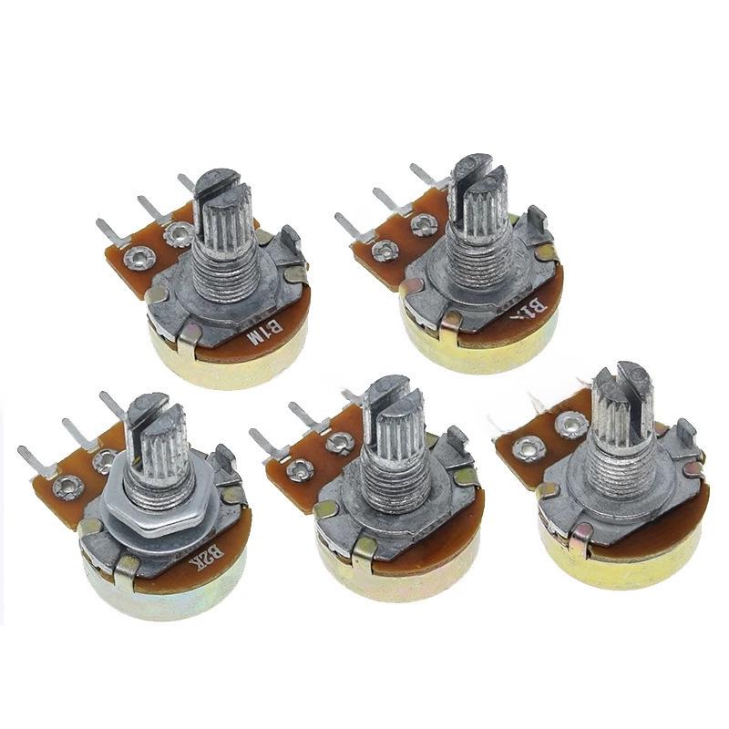 WH148 Potentiometer: 1K, 2K, 5K, 10K, 20K, 50K, 100K, 250K, 500K, 1M - 15MM