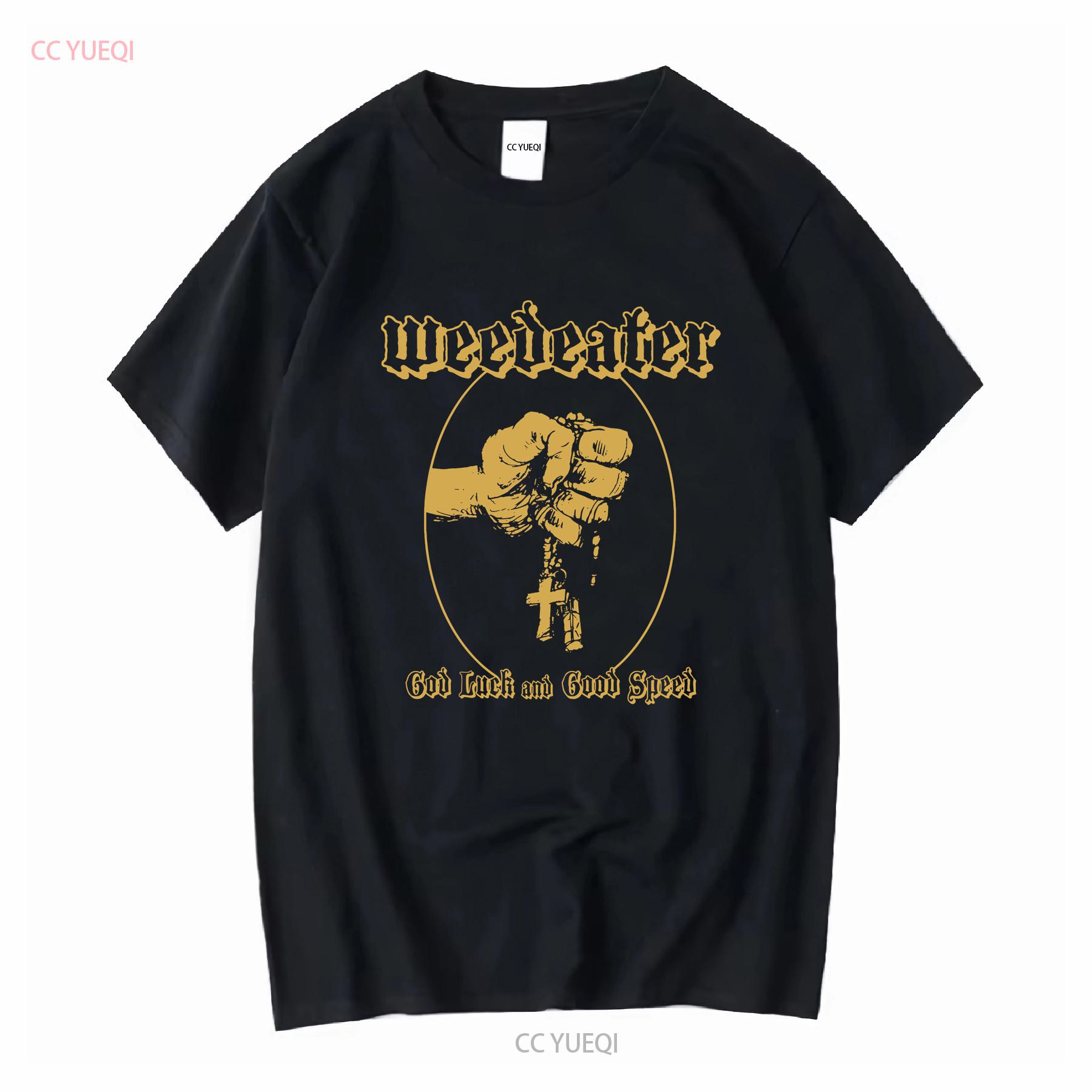 

Weedeater band God Luck And Good Speed T Shirt All Size MI210 vintage Washed fashion Soft streetwear graphic Breathable 4XL