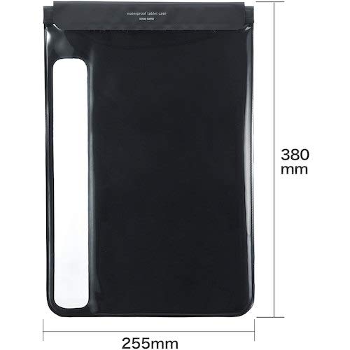 Sanwa Supply PDA-TABWPST12 Waterproof and Dustproof Tablet Case (with Stand and Shoulder Strap, 12.9 inches)
