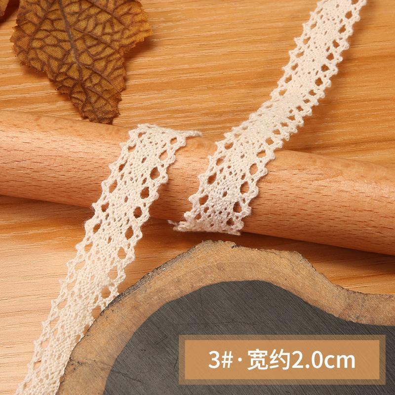 Hollow Lace Handmade Diy Decorative Lace Strap Clothing Clothes Tablecloth Curtains Fabric Material Cotton Thread Lace Edge
