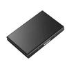 Sleek Aluminum Business Card Holder Slim Design, Secure Closure, Holds 20 Cards, Elegant Blue Finish