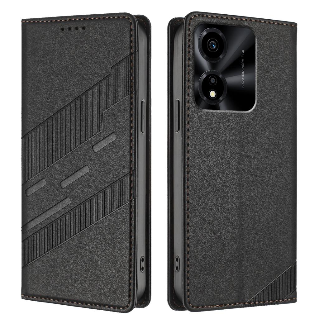 Honor X5C Plus Luxus Lederhülle Retro Skin Brieftasche Buch Flip Magnet Vollschutz Für Huawei Honor X5 C Plus Funda Handytaschen
