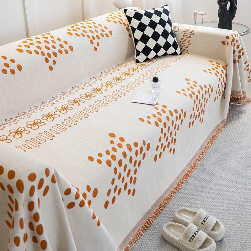 

Плед с кисточками Bohemia, всесезонный чехол для дивана, пылезащитный чехол от царапин, защитный чехол для дивана, ковер для путешествий 180x130cm