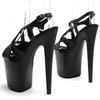 Sexy Women Pole Dance Shoes Pumps Party Club Platform High-heeled 20cm Shoes Summer Peep Toe Sandals