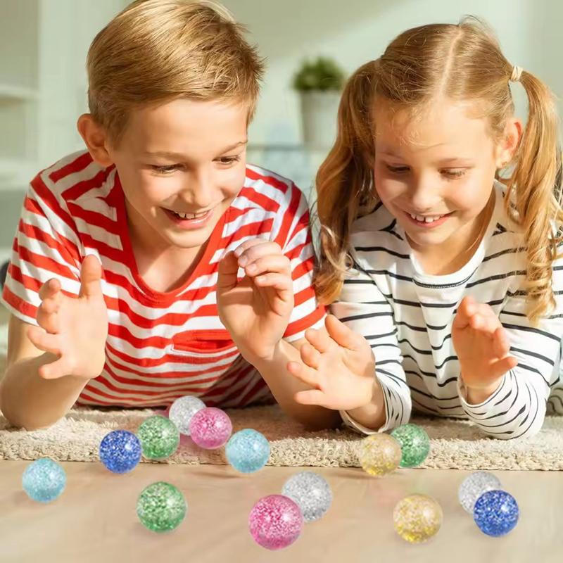 10/20Pcs Glitter Bouncy Balls Toy for Kids Birthday Party Favors Goodie Bag Pinata Fillers Guests Gift School Rewards