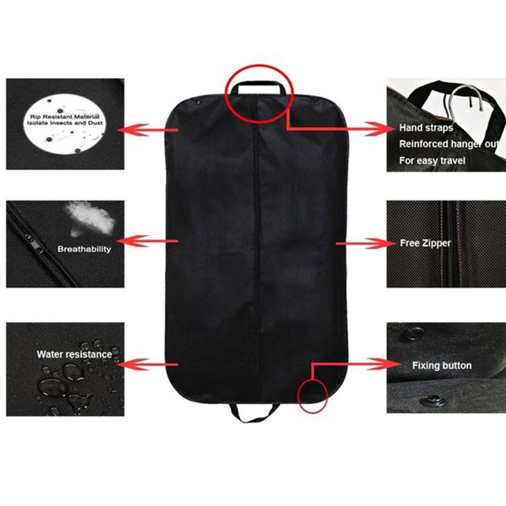 Coat Suit Dress Garment Bag Cover Wardrobe Organizer Non-woven Fabric Case Clothes Dust Cover