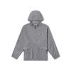 Vans Unisex Hooded Nylon Windbreaker Jacket Grey VN000NM5AF1