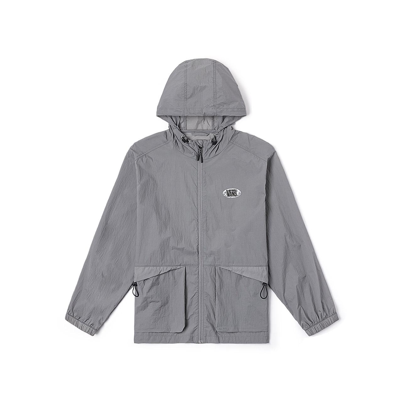 Vans Work Style Hooded Sun Protection Long Sleeve Jacket Unisex Jackets Gray VN000NM5AF1 M
